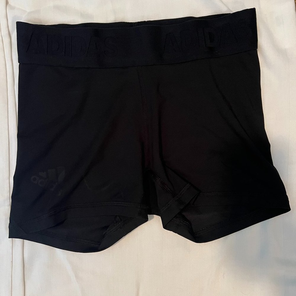Medium Black Adidas 4inch spandex/biker shorts